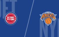Detroit Pistons vs New York Knicks